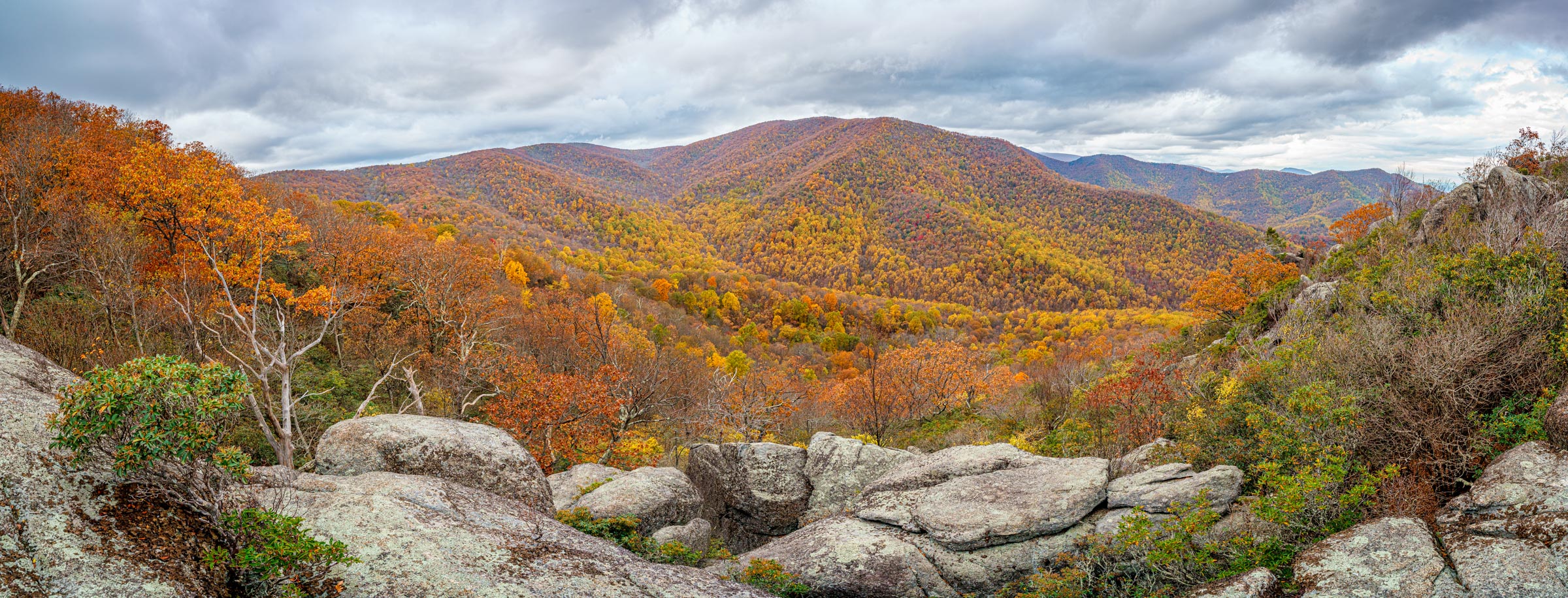 Panoramic view from Bear Church Rock